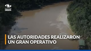 Río en el Amazonas a punto de desaparecer por cuenta de la minería ilegal [upl. by Shellie735]