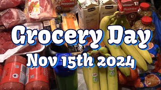 Groceries Nov 15th 2024 [upl. by Rez]