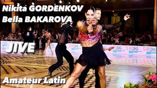 Nikita Gorgenkov  Bella Bakarova  Jive  Kremlin Cup 2023  Amateur Latin [upl. by Artemisa]