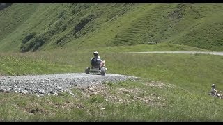 Super Mountaincart in St Johann in Tirol  Mountain Cart Strecke am Kitzbüheler Horn [upl. by Arturo]