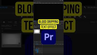 Blood Dripping Text effect in premiere pro shorts premierepro gdx shorts [upl. by Hobart723]