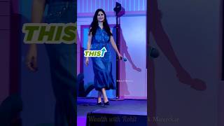 Katrina Kaif Exclusive Long Denim Dress Price katrinakaif ganni shorts [upl. by Ymia431]