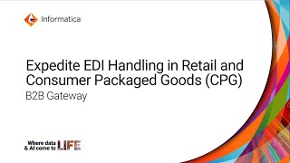 Expedite EDI Handling in Retail and Consumer Packaged Goods CPG with B2B Gateway [upl. by Sivolc]