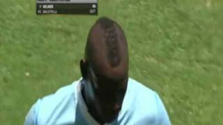 Il colpo di tacco di Balotelli che ha fatto infuriare Mancini [upl. by Nibor]