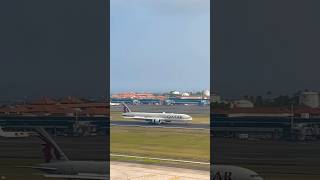 Qatari Boeing777 Just Landed in Bali 🥰 qatarairways b777 shorts [upl. by Faustina]