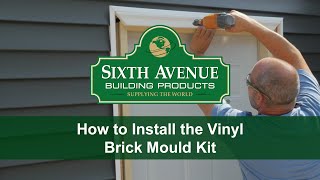 How to Install the Vinyl Brick Mould Kit [upl. by Anileme763]