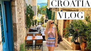 CROATIA VLOG SPLIT HVAR amp KORCULA Island hopping room tours amp old town [upl. by Noevart324]