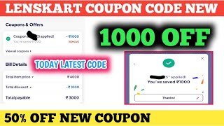 lenskart coupon code new 1000 off  lenskart coupon today [upl. by Brecher]