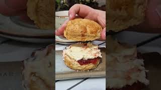 Whos for a cream tea food foodie creamtea afternoontea scone squires squiresgardencentre [upl. by Alrick626]