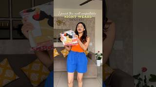 Nightwear Haul  Comfortable wear  Archita Shenoy [upl. by Wichern]