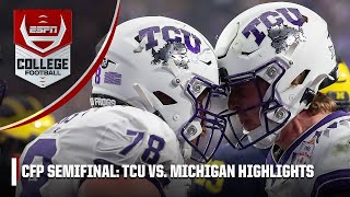 Fiesta Bowl TCU Horned Frogs vs Michigan Wolverines  College Football Playoff [upl. by Millman]