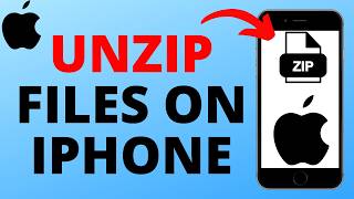 How to Unzip Files on iPhone [upl. by Nywra]