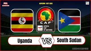 Uganda vs South Sudan  Africa Cup of Nations 2024  CAF AFCON  Football Live Score Update [upl. by Aurelio]