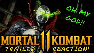 MK11 SPAWN TRAILER REACTION HE IS AMAZING [upl. by Malet]