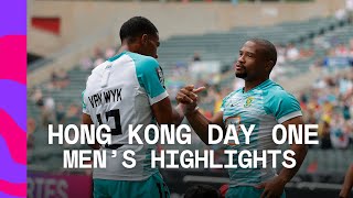 Michael Hoopers first SVNS appearance  CathayHSBC Hong Kong Sevens Day One Mens Highlights [upl. by Najram]