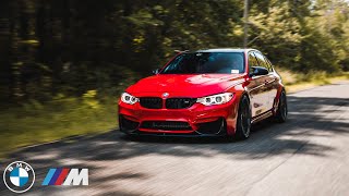 THIS WILL MAKE YOU WANT AN F80 BMW M3  Bryans Ferrari Red M3 [upl. by Abibah]