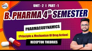 Pharmacodynamics  Principle amp Mechanism Of Drug Action  Receptor Theories  BPharm  4 Sem [upl. by Heisser986]