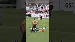 Player getting red card for the most unusual reason is too funny😭 [upl. by Delcine]