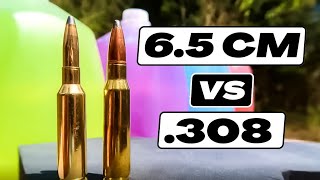 65 Creedmoor VS 308  How many Milk Jugs [upl. by Nrev259]