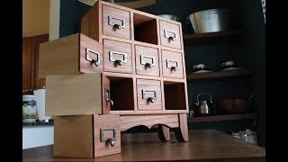 How to Make an Apothecary Chest of Drawers [upl. by Eillek3]