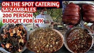 CATERING SERVICE SA SAN ANTONIO ZAMBALES  ON THE SPOT COOKING SA BIG EVENT NG KABELLY [upl. by Ardnwahs]