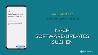 Nach SoftwareUpdates suchen Android 13 [upl. by Rockel]