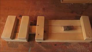 How to make a Rustic Wooden Barn Latch [upl. by Royd]