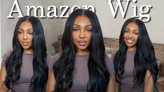 Amazon Wig  5x5 Yaki Straight Wig  FT Unice [upl. by Nager]