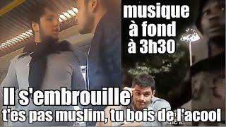 2 maghrébins sembrouille dans le bus sur lislam à Paris 🤦‍ Des racailles ennuient les gens à 3h30 [upl. by Fina929]