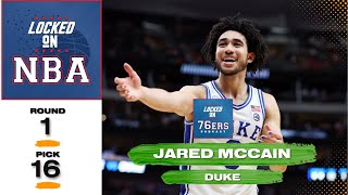 Philadelphia 76ers Draft Jared McCain in 2024 NBA Draft [upl. by Ardnusal]