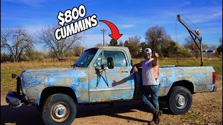 Buying My Dream Truck For 800 12v Cummins [upl. by Pattin984]