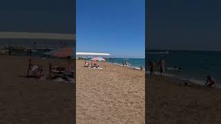 🇹🇷 Lara Beautiful Beach Antalya Türkiye 🏖 ☀️ [upl. by Flossy]