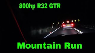 RAW POV 800hp R32 GTR midnight [upl. by Anotyal]