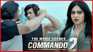 Commando 2 Hindi Movie विद्युत जम्मवाल ने ईशा गुप्ता के प्लान को बर्बाद किया [upl. by Livvi589]