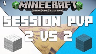 Minecraft Xbox One  Session PVP 2vs2  Capturer la tête 12 FR [upl. by Noswad]