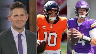 Dan Orlovsky has Broncos QB Bo Nix for ROTY Sam Darnold make history with Vikings this season [upl. by Yattirb]