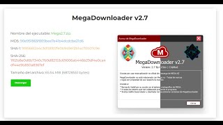 MegaDownloader v27  New MegaDownloader  MEGA sin limites  2024  Modo Oscuro [upl. by Ainavi988]