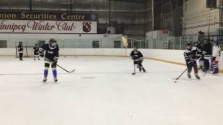 MINOR HOCKEY DRILL  Winger Breakouts Under Pressure [upl. by Gloria]