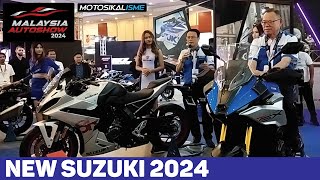 SUZUKI MALAYSIA LAUNCH 3 NEW MODEL  MALAYSIA AUTOSHOW 2024  GSX8R  GSXS1000GX  VSTROM 800 [upl. by Notyard]