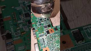 Fixing Lenovo ThinkPad W510  Mosfet for GPU  By Skify shorts [upl. by Hadeehsar]