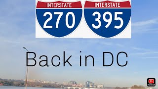 Interstates 270 and 395 DC [upl. by Nilknarf]