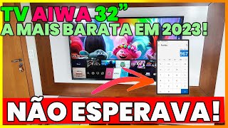 SMART TV AIWA LED 32quot vale a pena  Análise  Review [upl. by Llerej966]