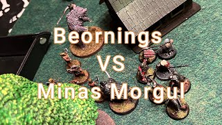 MESBG 650 Pts Beornings vs Minas Morgul Mordor [upl. by Fonzie]