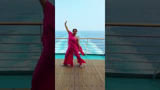 Literally tair ke chali🙊😂 bollywood song barsoremegha barsoredance cruise cruiseship dance [upl. by Aisauqal95]