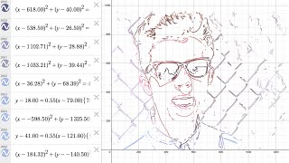 Never Gonna Graph You Up  rickroll but its in Desmos Graphing Calculator [upl. by Ecirtram]