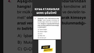 KPSS 2024 ATANDIRAN SORULAR kpss2024 yks kpsstarihgeneltekrar kpsscografya kpssmatematik [upl. by Moth]