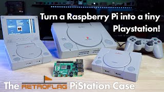 Retroflag PiStation Case Turn a Pi 4 Into a Tiny Playstation [upl. by Priestley]