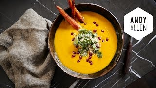 How To Make Coconut Carrot Soup with Coconut Oil  H2Coco pledge  Andy Allen [upl. by Adnauqahs132]