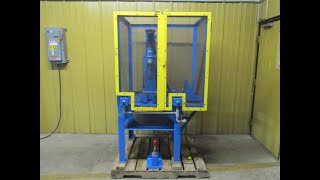 Parker Hannifin B16 Pneumatic Arbor Press Punch  Safety Cage [upl. by Anaeda]