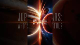 Jupiter VS Mars  Who is more powerful solarsystem shorts viralvideo facts [upl. by Intyre969]